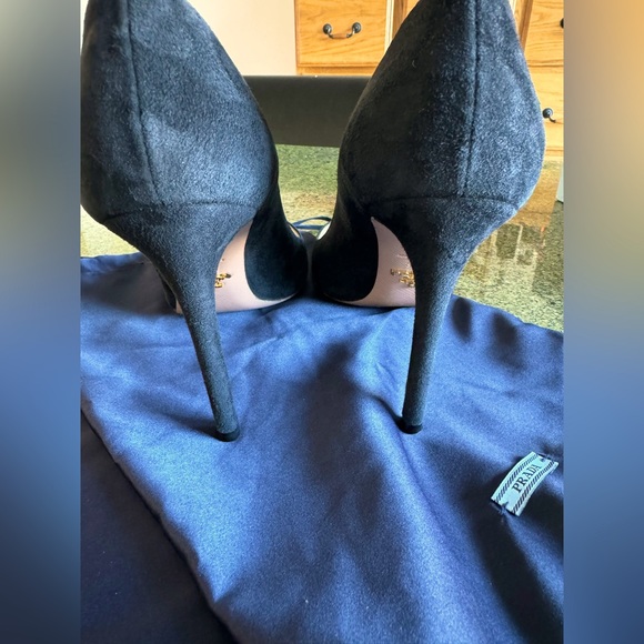 Prada Calzature Donna Heel - Black Suede - Picture 9 of 11